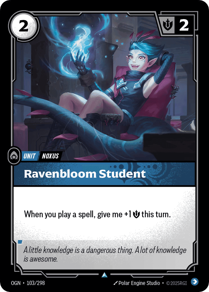 Ravenbloom Student [OGN-103] (Foil)