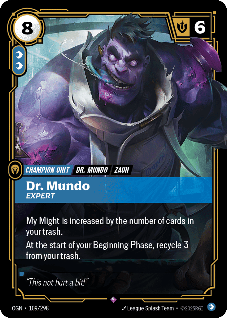 Dr. Mundo, Expert [OGN 109/298] (Foil)