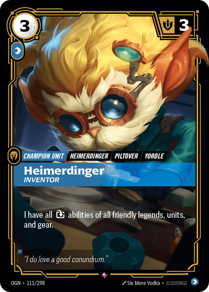 Heimerdinger, Inventor [OGN 111/298] (Foil)