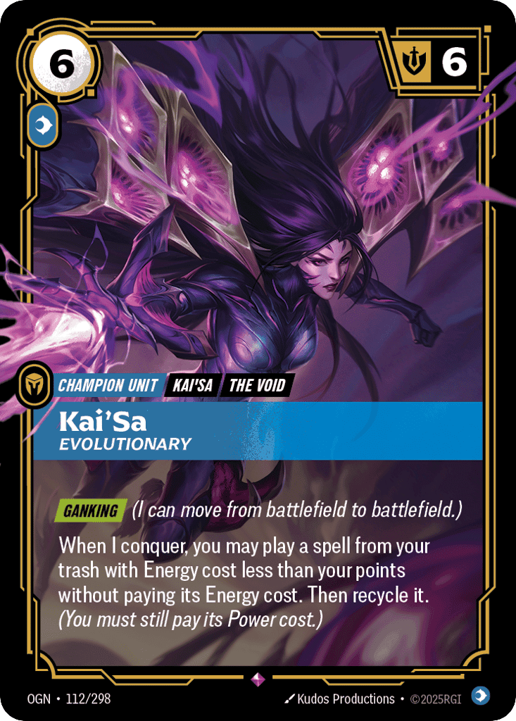 Kai'Sa, Evolutionary [OGN 112/298] (Foil)
