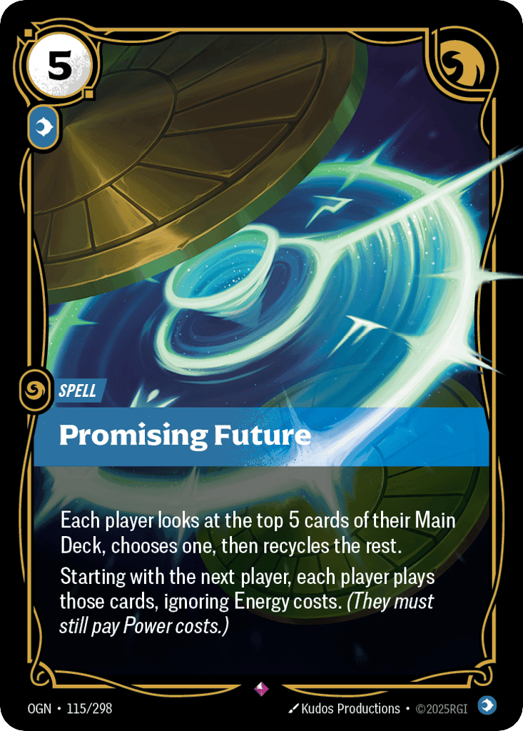 Promising Future [OGN-115] (Foil)