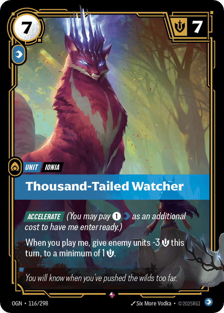 Thousand-Tailed Watcher [OGN-116] (Foil)