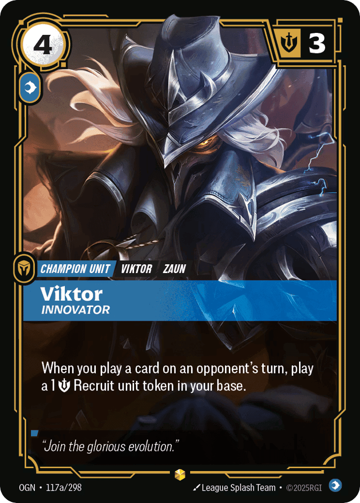 Viktor, Innovator (Alternate Art) [OGN 117a/298] (Foil)