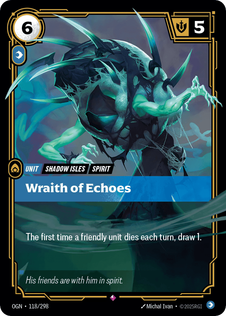 Wraith of Echoes [OGN-118] (Foil)