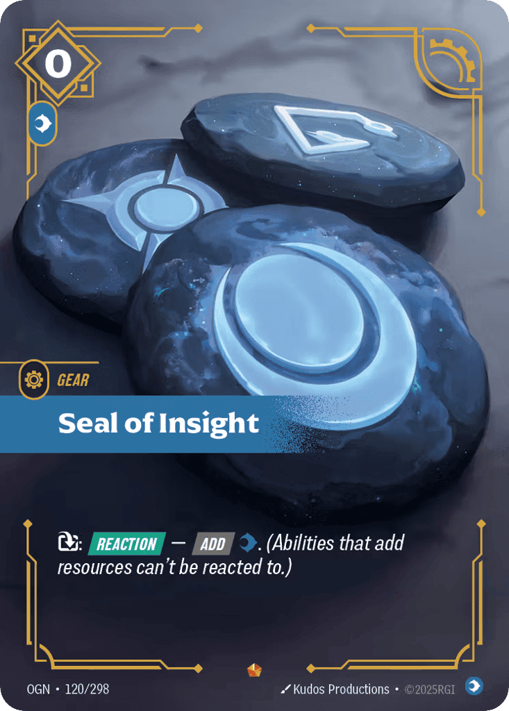 Seal of Insight [OGN-120] (Foil)