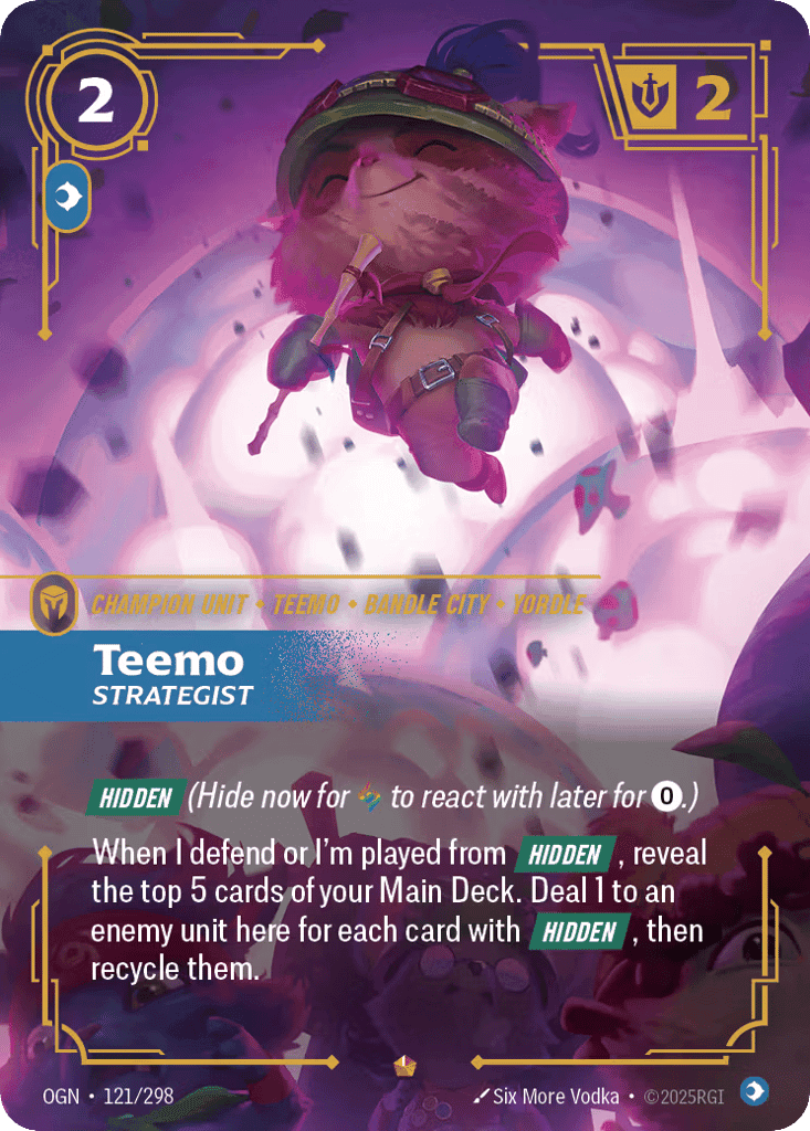 Teemo, Strategist [OGN 121/298] (Foil)