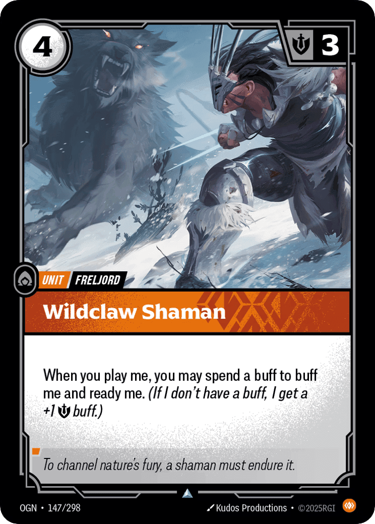 Wildclaw Shaman [OGN-147] (Foil)