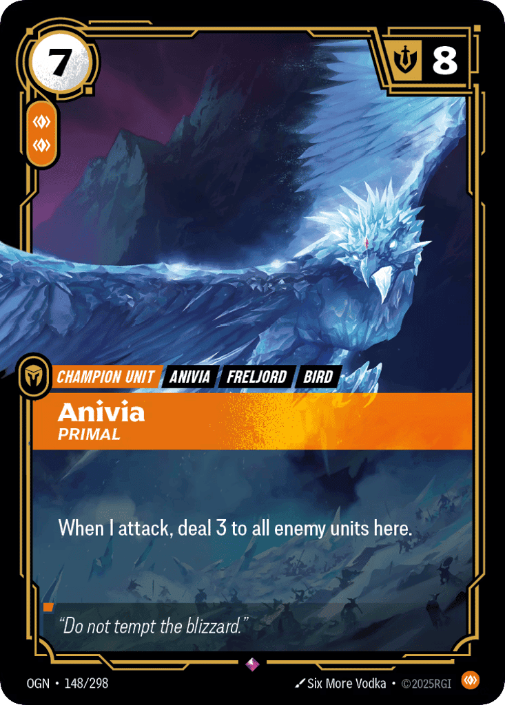 Anivia, Primal [OGN 148/298] (Foil)