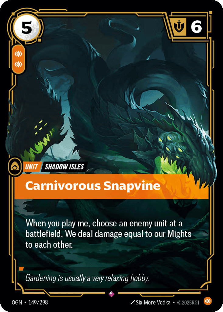 Carnivorous Snapvine [OGN-149] (Foil)