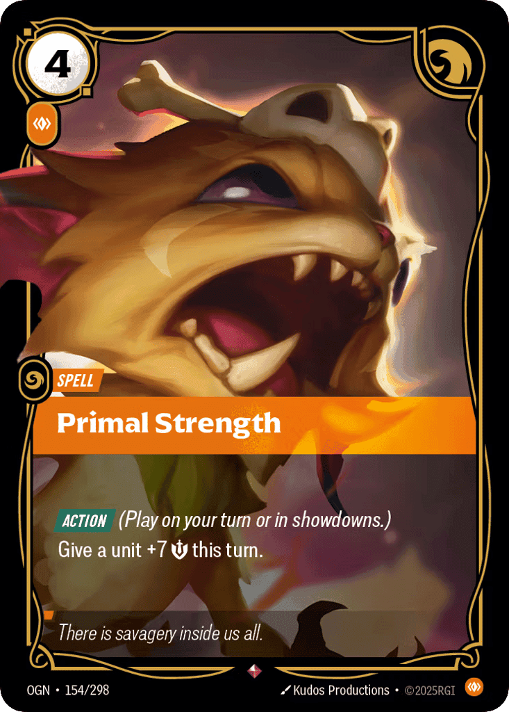Primal Strength [OGN-154] (Foil)