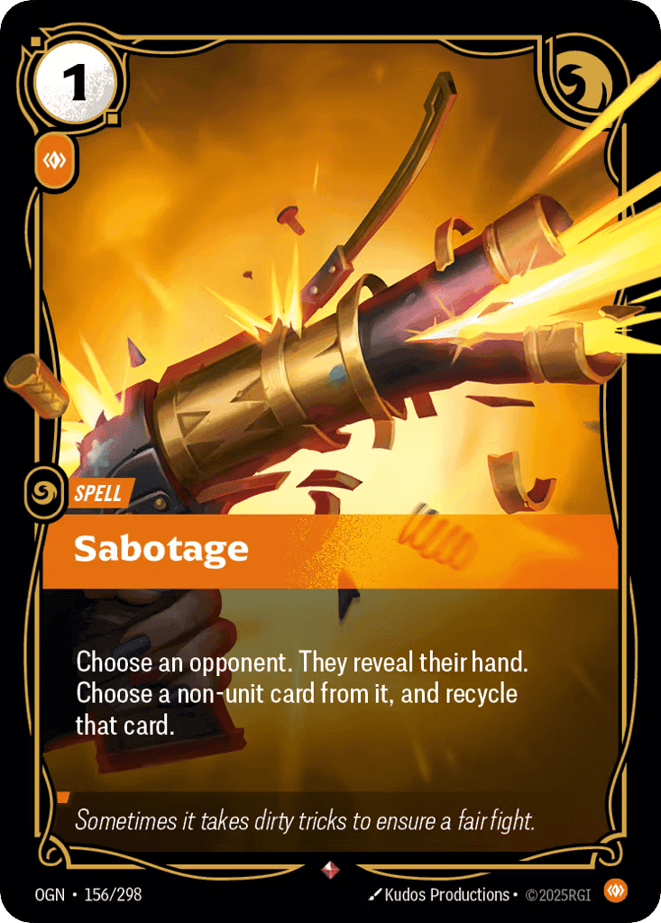 Sabotage [OGN-156] (Foil)