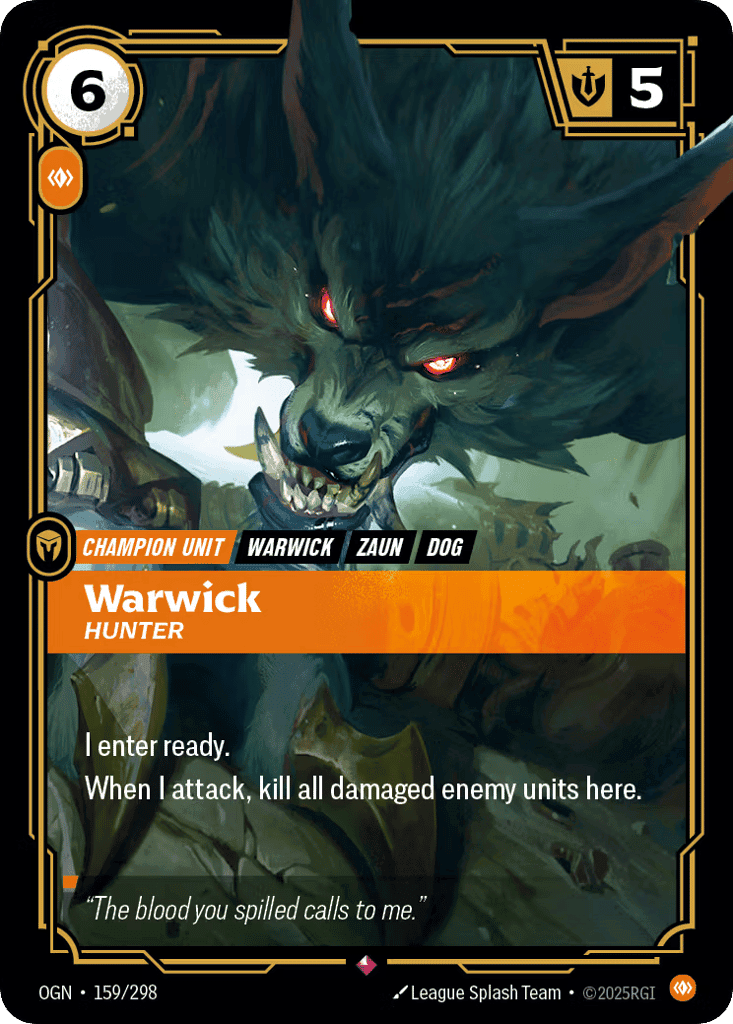 Warwick, Hunter [OGN 159/298] (Foil)