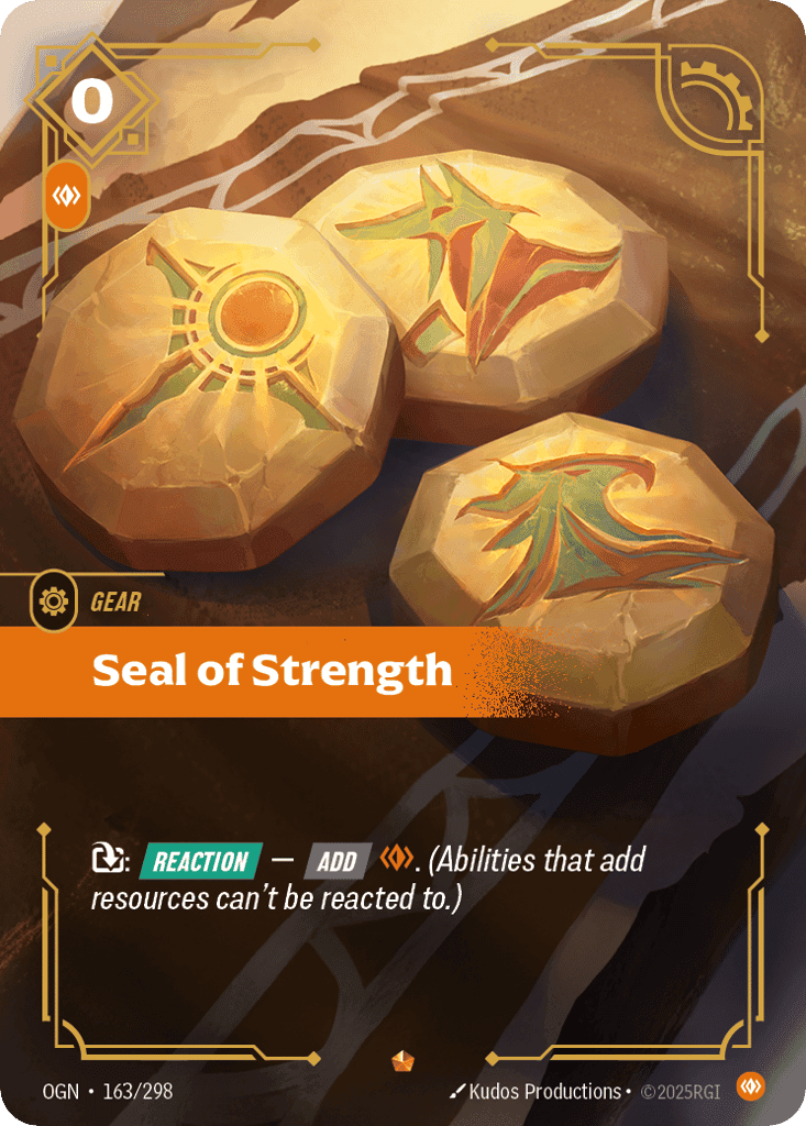 Seal of Strength [OGN-163] (Foil)