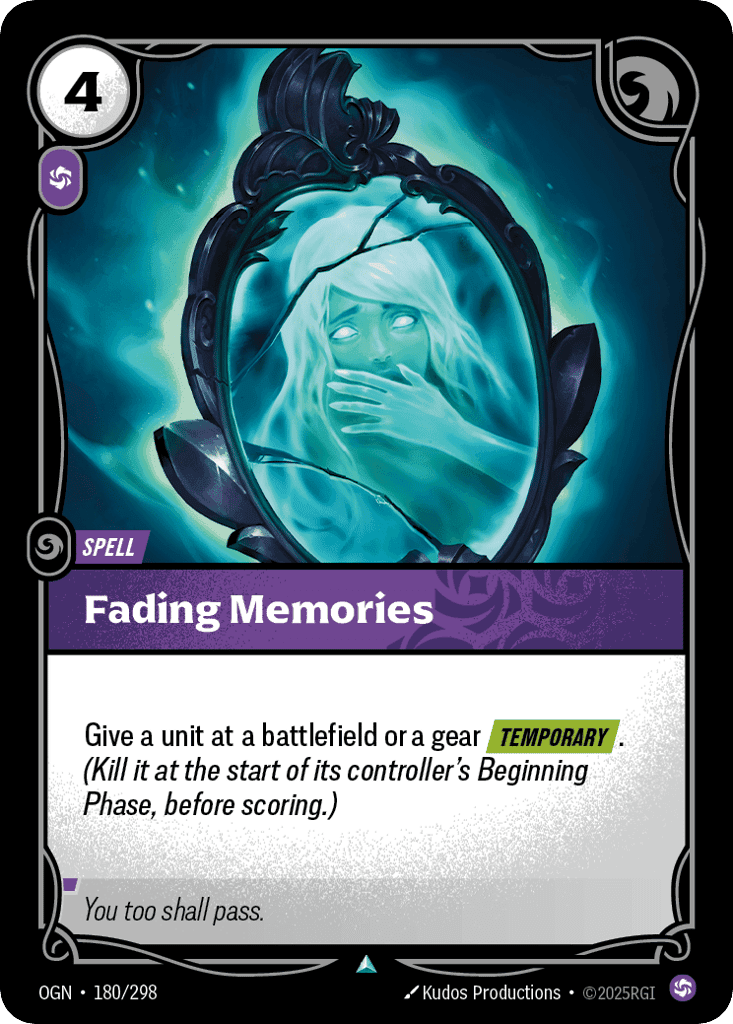 Fading Memories [OGN-180] (Foil)