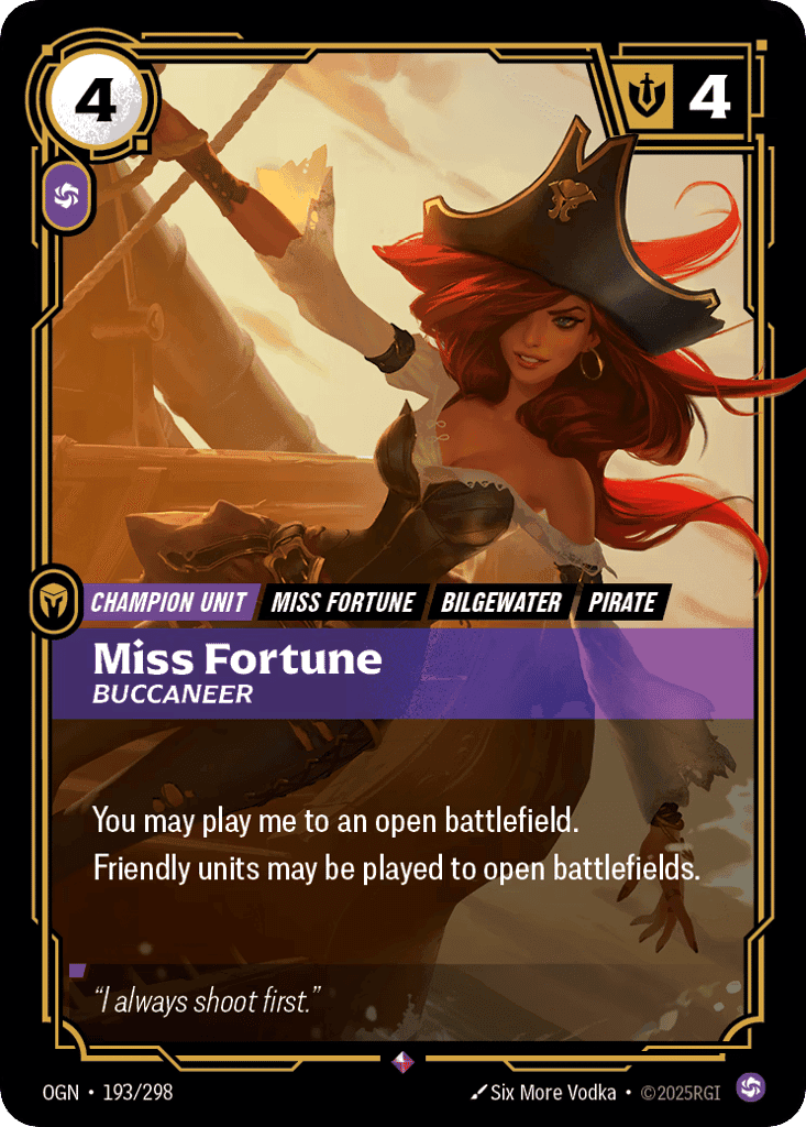 Miss Fortune, Buccaneer [OGN 193/298] (Foil)