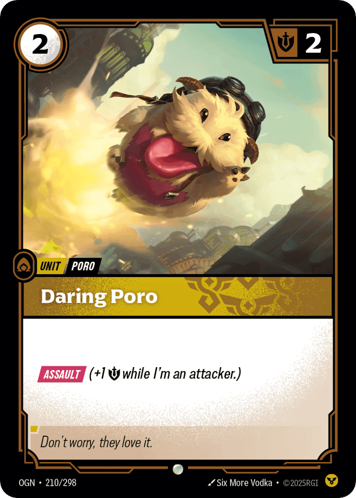 Daring Poro [OGN-210] (Foil)