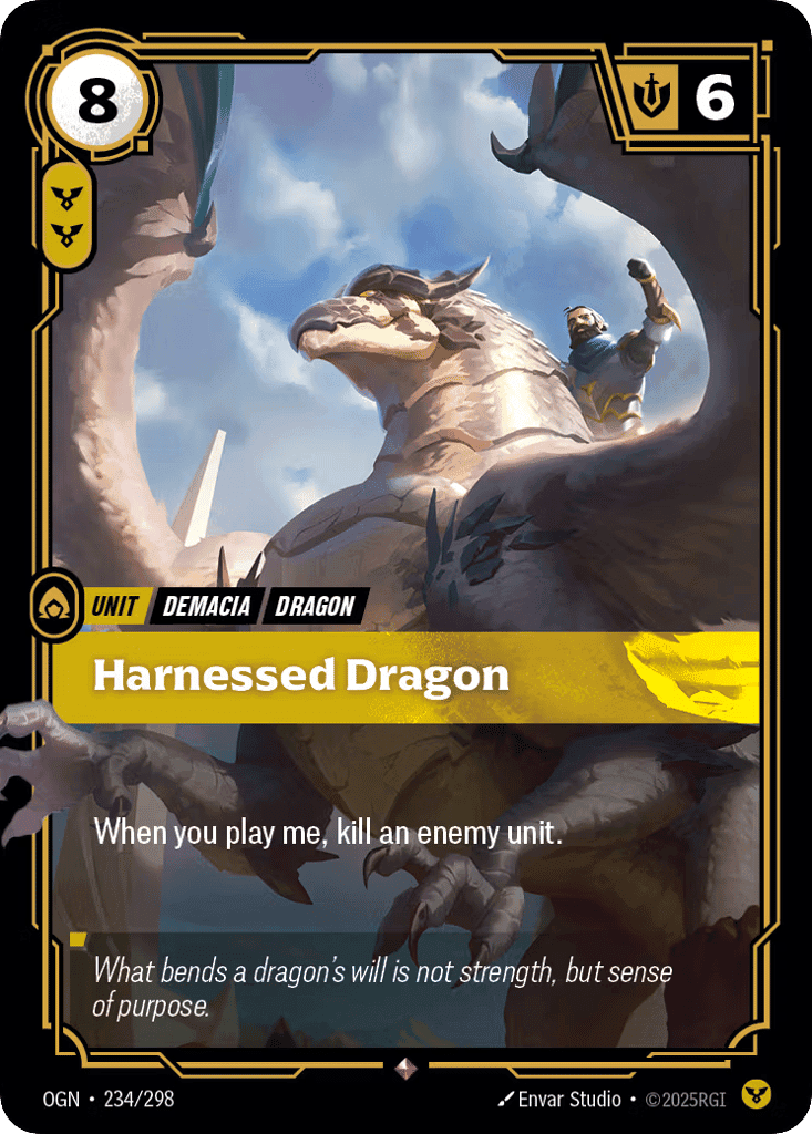 Harnessed Dragon [OGN-234] (Foil)
