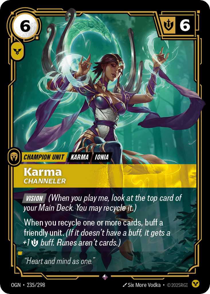 Karma, Channeler [OGN 235/298] (Foil)