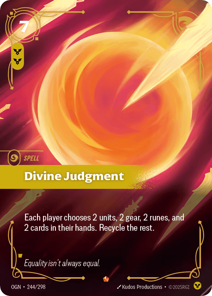 Divine Judgment [OGN-244] (Foil)