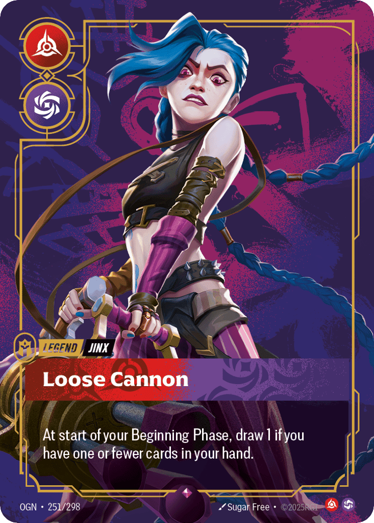 Jinx, Loose Cannon [OGN 251/298] (Foil)