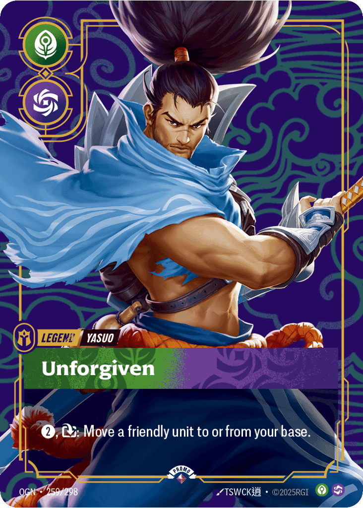 Yasuo, Unforgiven [OGN 259/298] (Foil)