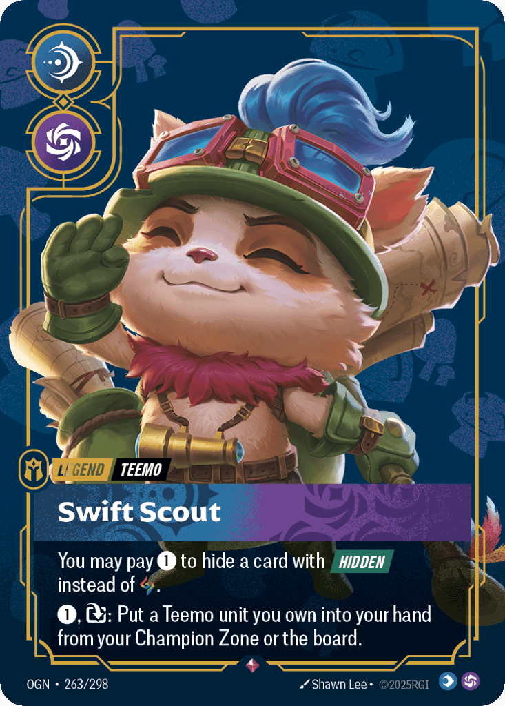 Teemo, Swift Scout [OGN 263/298] (Foil)