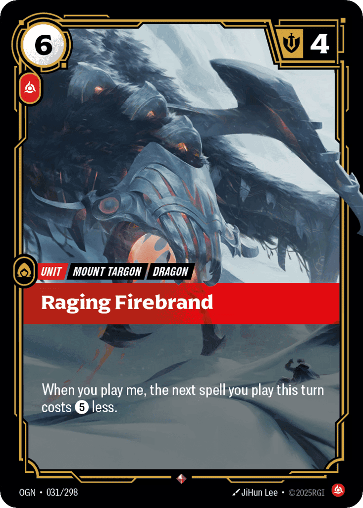 Raging Firebrand [OGN-031] (Foil)