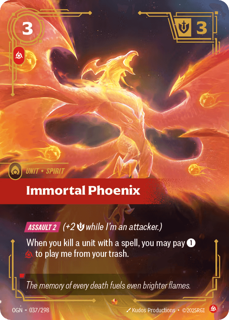 Immortal Phoenix [OGN-037] (Foil)