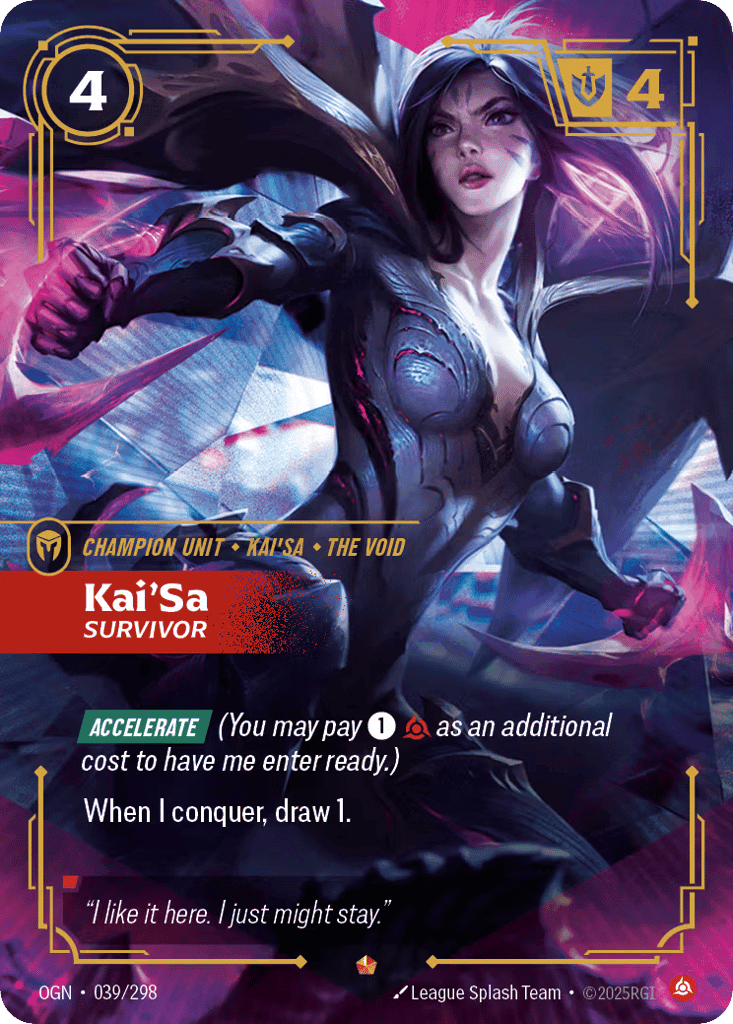 Kai'Sa, Survivor [OGN 039/298] (Foil)