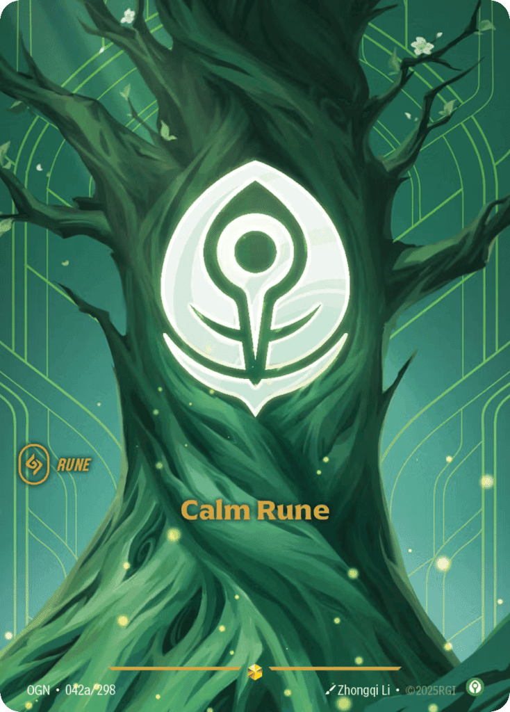 Calm Rune (Showcase) (Foil)