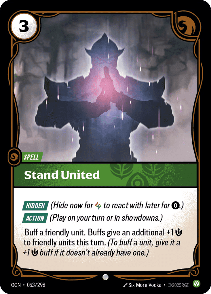 Stand United [OGN-053] (Foil)