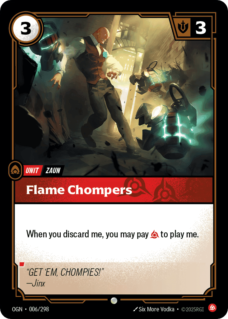Flame Chompers [OGN-006] (Foil)