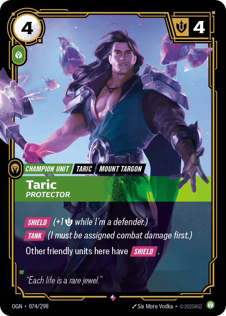 Taric, Protector [OGN 074/298] (Foil)