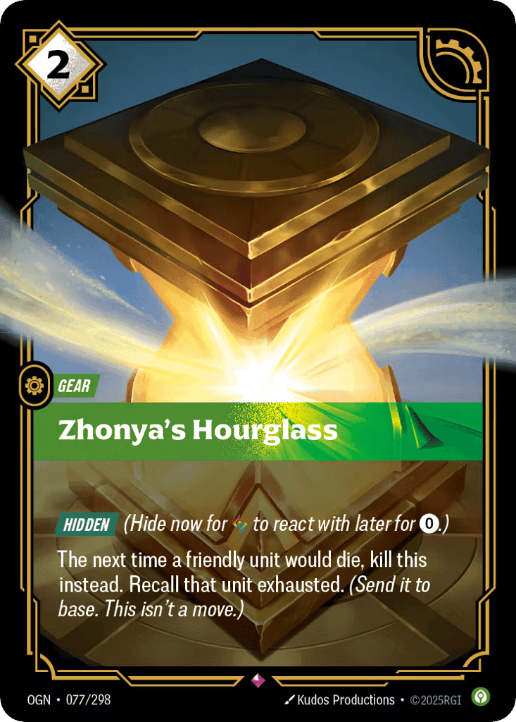 Zhonya's Hourglass [OGN-077] (Foil)