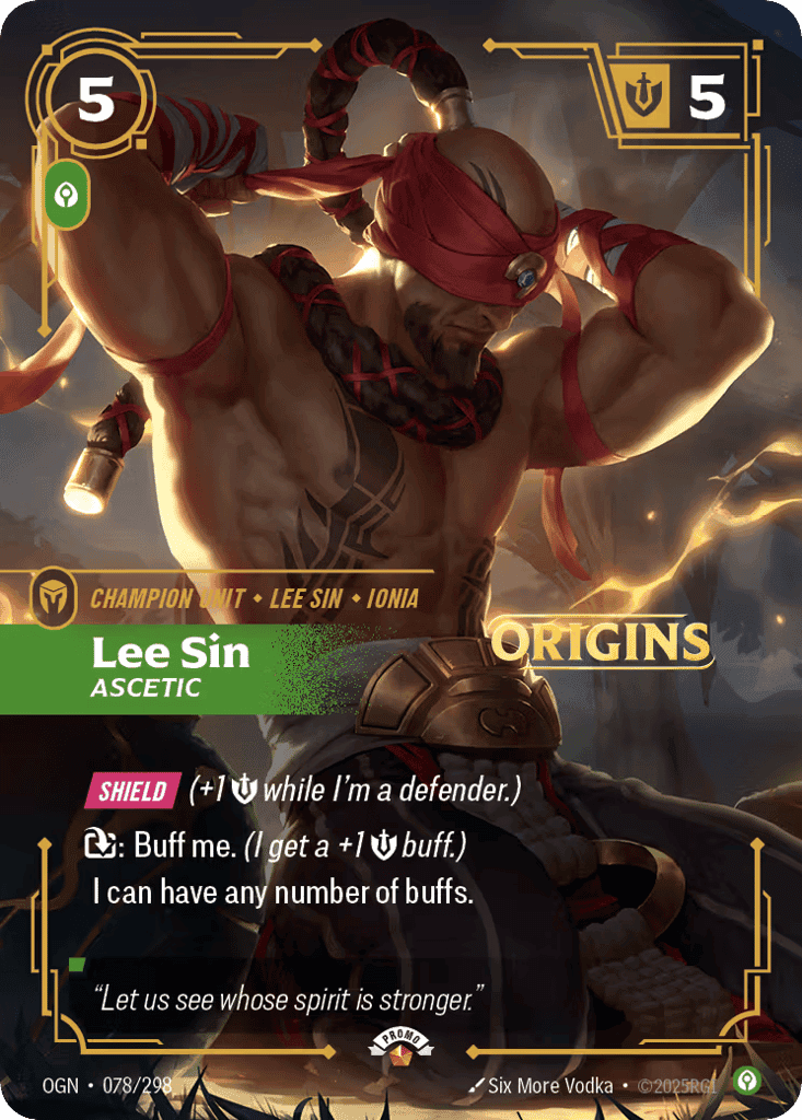 Lee Sin, Ascetic [OGN 078/298] (Foil)
