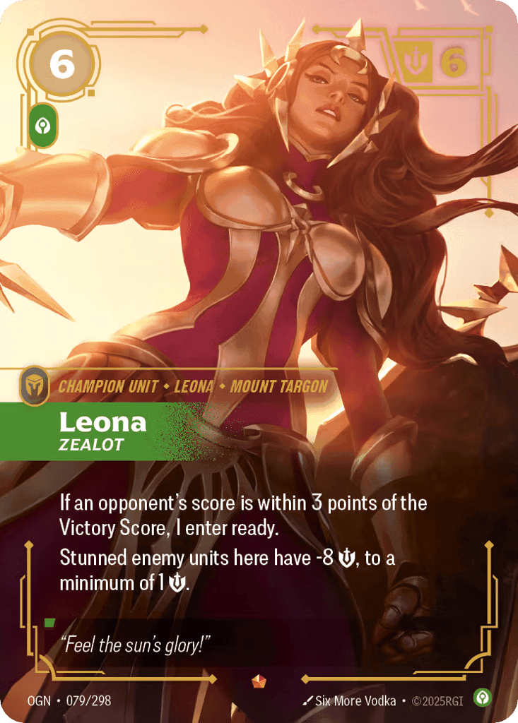 Leona, Zealot [OGN 079/298] (Foil)