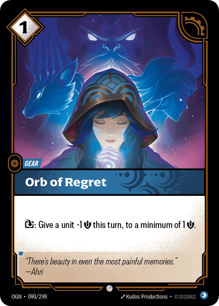 Orb of Regret [OGN-090] (Foil)