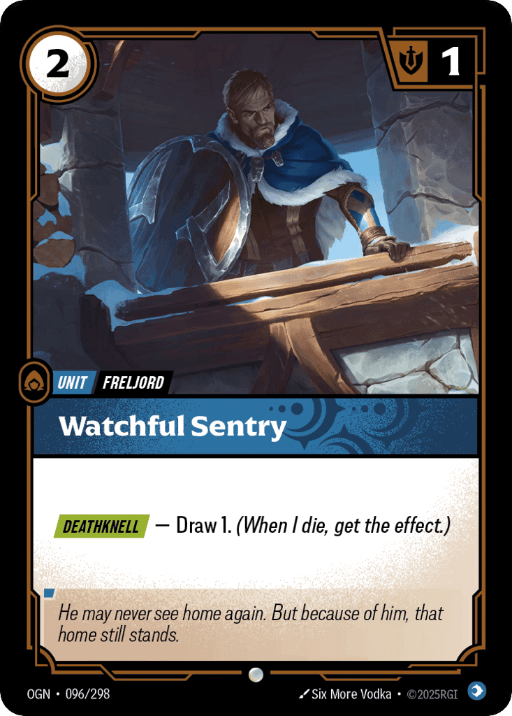 Watchful Sentry [OGN-096] (Foil)