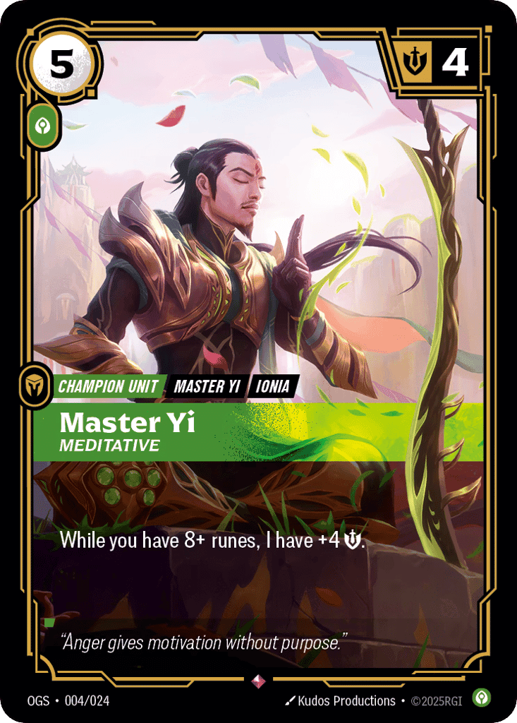 Master Yi, Meditative [OGS 004/24]
