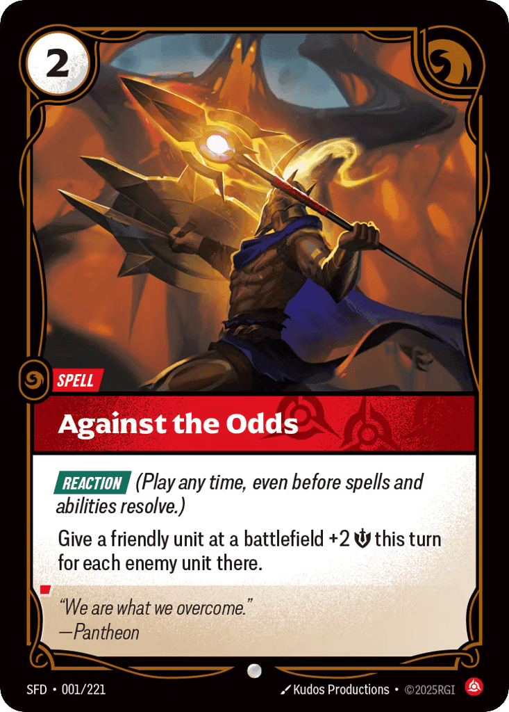 Against the Odds [SFD-001] (Foil)