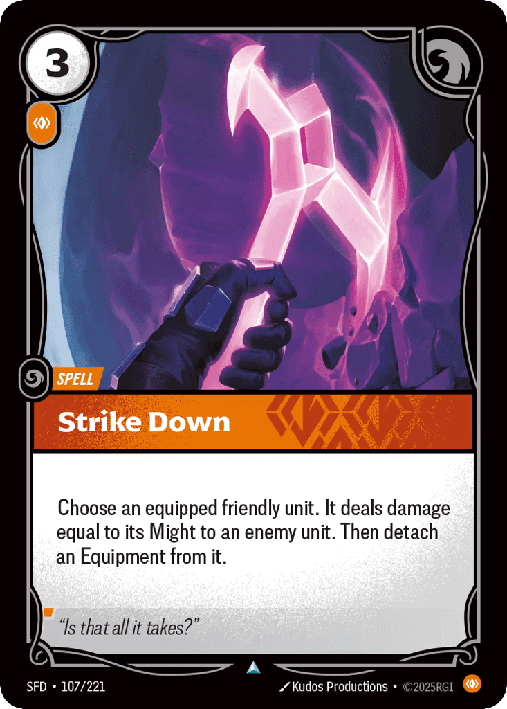 Strike Down [SFD-107] (Foil)