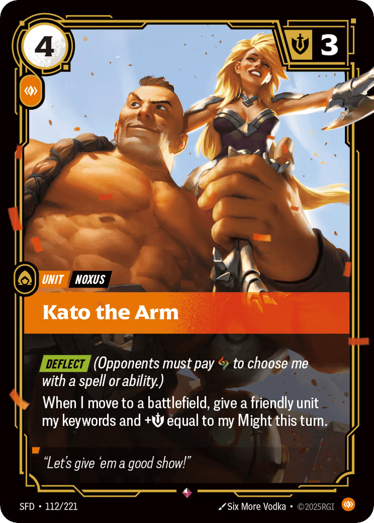 Kato the Arm [SFD-112] (Foil)