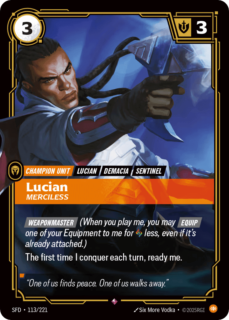 Lucian, Merciless [SFD 113/221] (Foil)