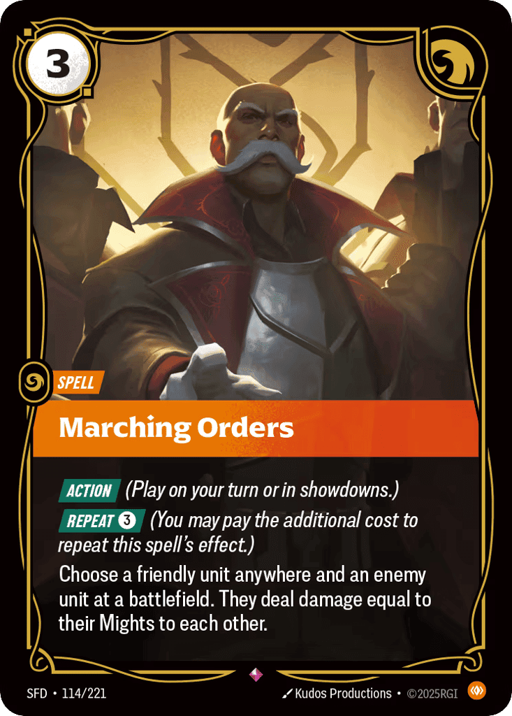 Marching Orders [SFD-114] (Foil)