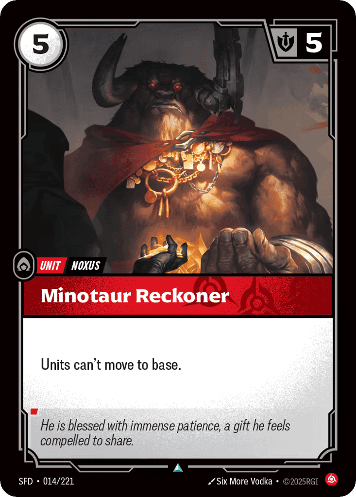 Minotaur Reckoner [SFD-014]