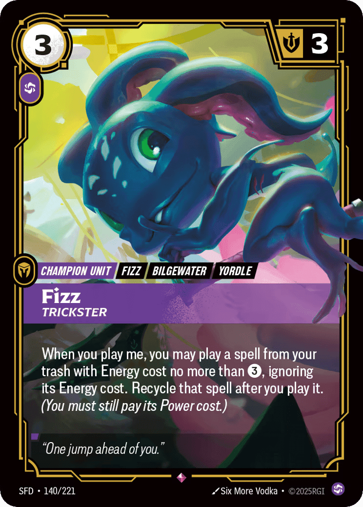 Fizz, Trickster [SFD 140/221] (Foil)
