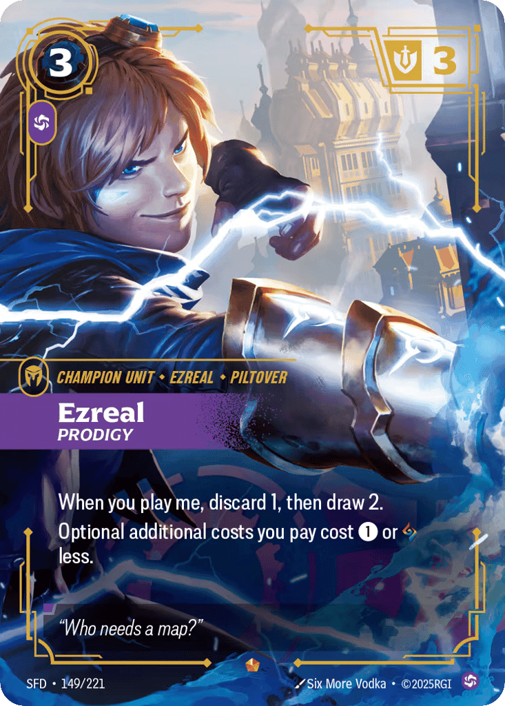 Ezreal, Prodigy [SFD 149/221] (Foil)