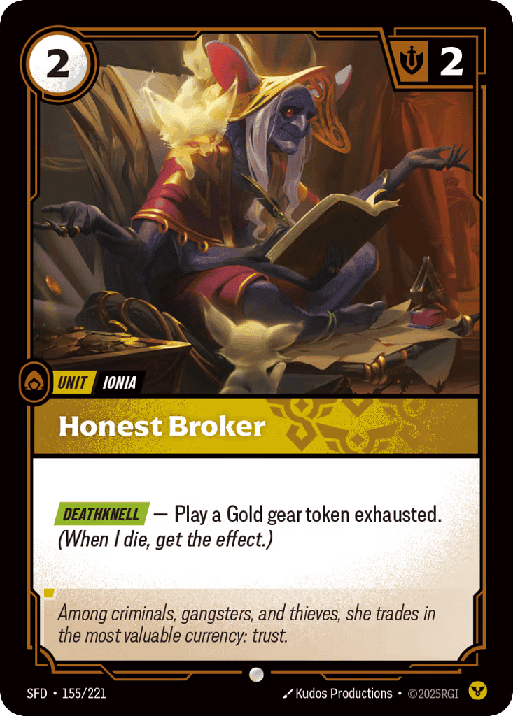 Honest Broker [SFD-155] (Foil)