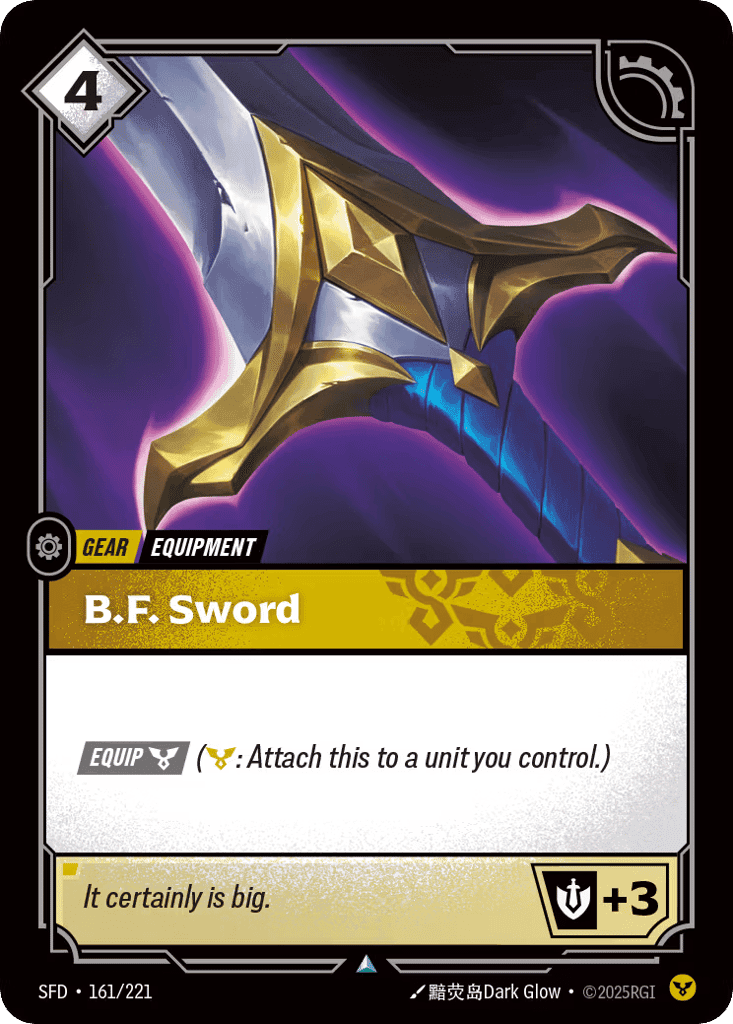 B.F. Sword [SFD-161]
