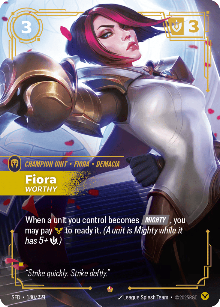 Fiora, Worthy [SFD 180/221] (Foil)